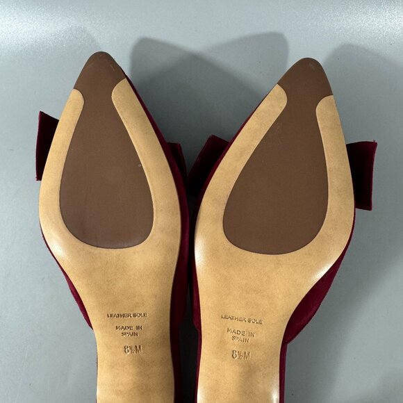 New Inez Vivi Pinot Suede in Red, Size 8 1/2 - Picture 13 of 16